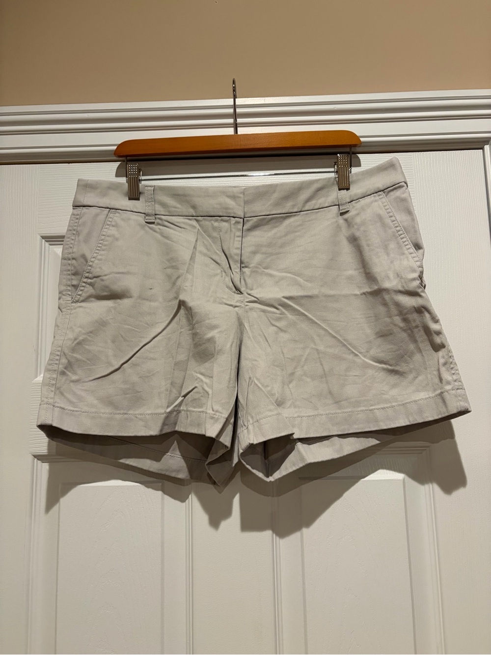 J. Crew Women's Light Taupe Cotton Shorts